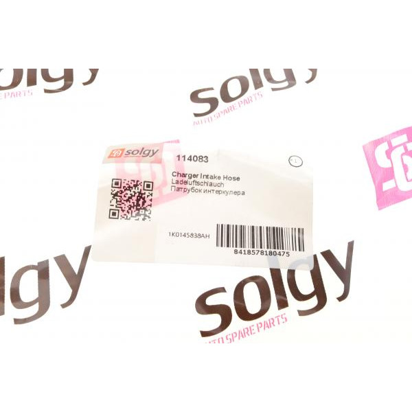 114083 SOLGY Патрубок інтеркулера VW Caddy 1.6/2.0 TDI 10-