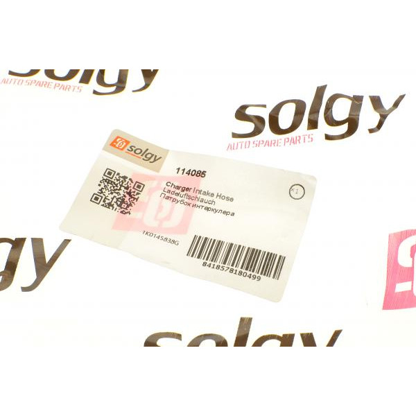 114085 SOLGY Патрубок інтеркулера VW Golf 2.0 GTI/Audi A3 1.8-2.0 TFSI 04-