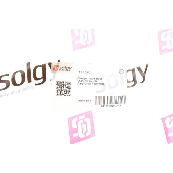 114090 SOLGY Патрубок інтеркулера VW Beetle / Golf / Passat / Skoda Octavia / Superb 1.8-2.0 TSI 04-
