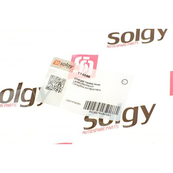 114096 SOLGY Патрубок інтеркулера VW LT 2.8TDI 97-07