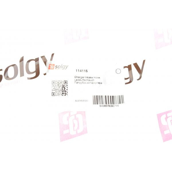 114115 SOLGY Патрубок интеркулера VW Golf V/Passat 2.0TDI 05-