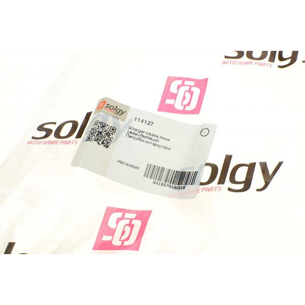 114127 SOLGY Патрубок інтеркулера VW Sharan/Tiguan 2.0 TDI 07-