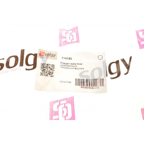 114153 SOLGY Патрубок інтеркулера VW T5 2.0TDI 09-