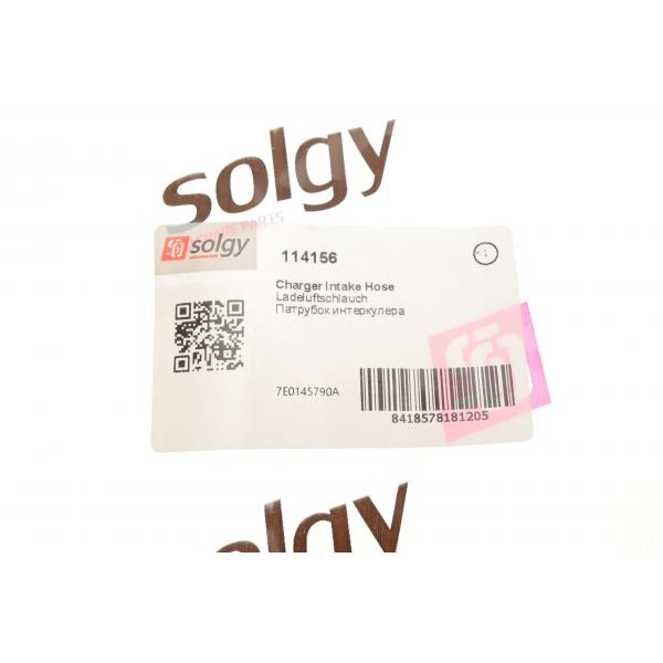 114156 SOLGY Патрубок інтеркулера (нижній) (L) VW T5/T6 2.0 TDI 09-