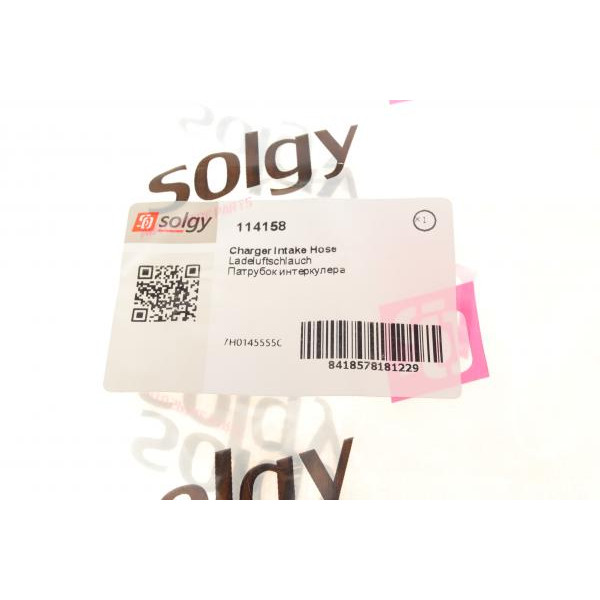 114158 SOLGY Патрубок інтеркулера VW T5 2.5TDI 03- (AXD/AXE/BLJ)