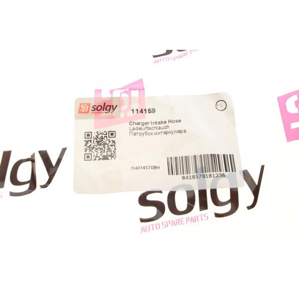 114159 SOLGY Патрубок інтеркулера VW T5 1.9TDI 03-