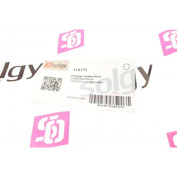 114174 SOLGY Патрубок інтеркулера Ford Galaxy/VW Sharan 1.9/2.0 TDI