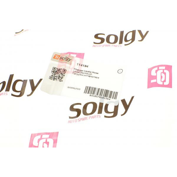114194 SOLGY Патрубок интеркулера Renault Megane III/Scenic III 1.9 dCi 08-