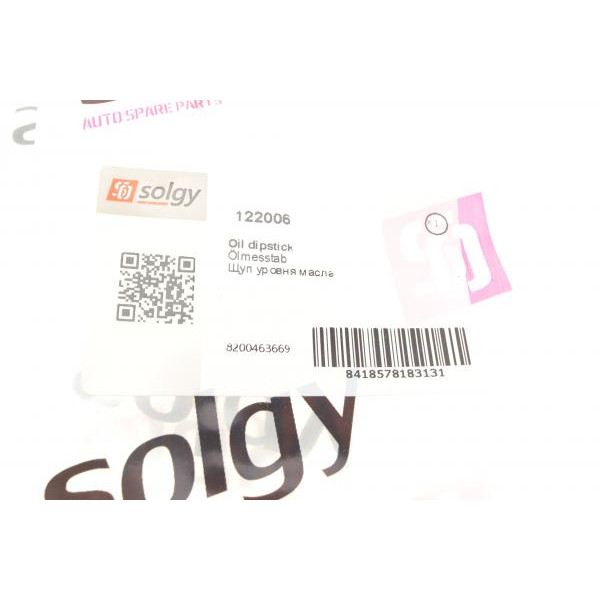 122006 SOLGY Щуп рівня олії Renault Kangoo 1.5dСi (L=485mm)