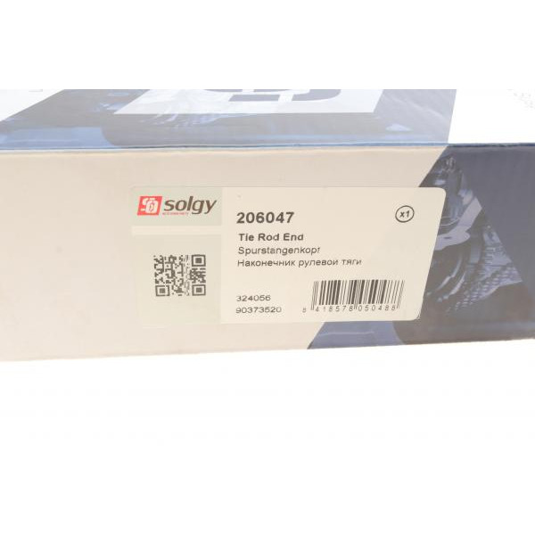 206047 SOLGY Наконечник рульової тяги (R) Opel Astra F 91-98/Vectra A 1.6-2.0i 88-95