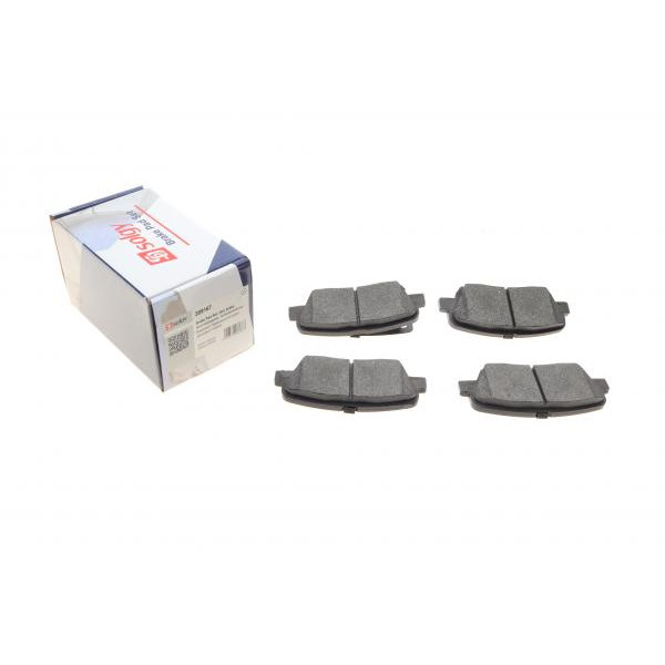 209167 SOLGY Колодки гальмівні (задні) Hyundai Santa Fe II/III/IV 06-/Genesis/Kia Sorento II/III 09-/Stinger 17-
