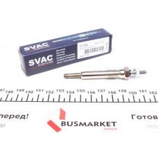 SV054 SVAC Свічка розжарювання Opel Astra 1.7TD 91-98/Corsa A 1.5TD 87-93 11V (M10x1.25/8s)