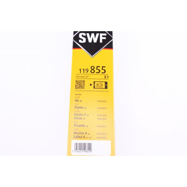 119855 SWF (Valeo) Щітки склоочисника (550mm) Renault Kangoo/Ford Transit/VW T5 03-
