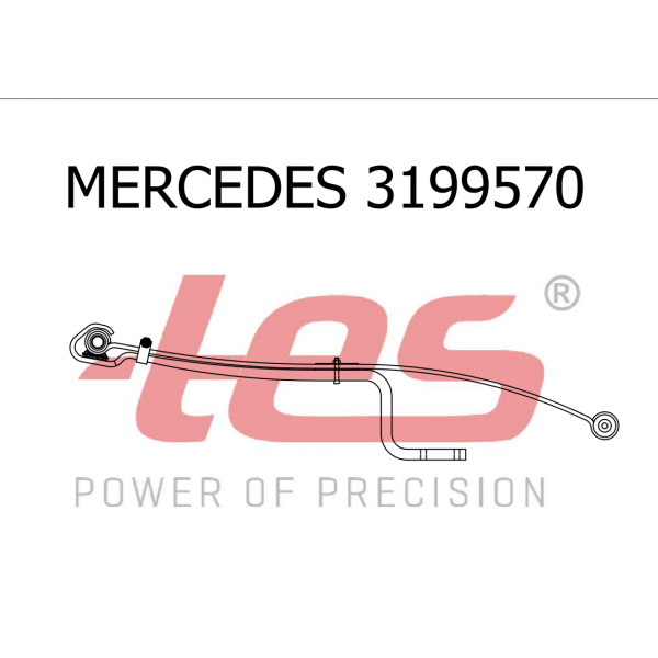 3199570119ZT TES Ресори задні MB 814L/S/F 84-98, (пневмо)