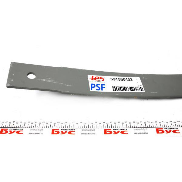 59156040219 TES Ресора задня підкорена Fiat Ducato 02- (80/720/720) 17mm