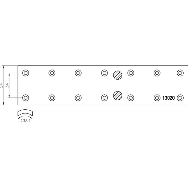 1302002 TEXTAR Накладки гальмівних колодок MB 307-310 D 77-96 (8.7 mm)