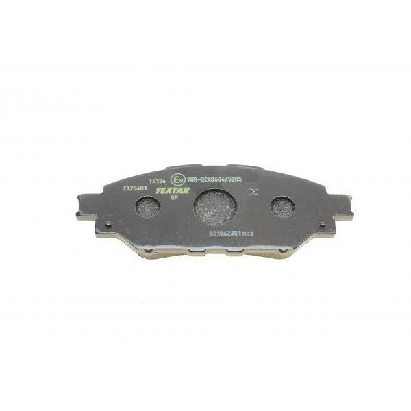 2123401 TEXTAR Колодки гальмівні (передні) Toyota Hilux 2.7 15- (Advics) (з датчиком)