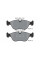 2127304 TEXTAR Колодки гальмівні (передні) Volvo S70/V70/XC70 96-07 (Teves) R15 Q+