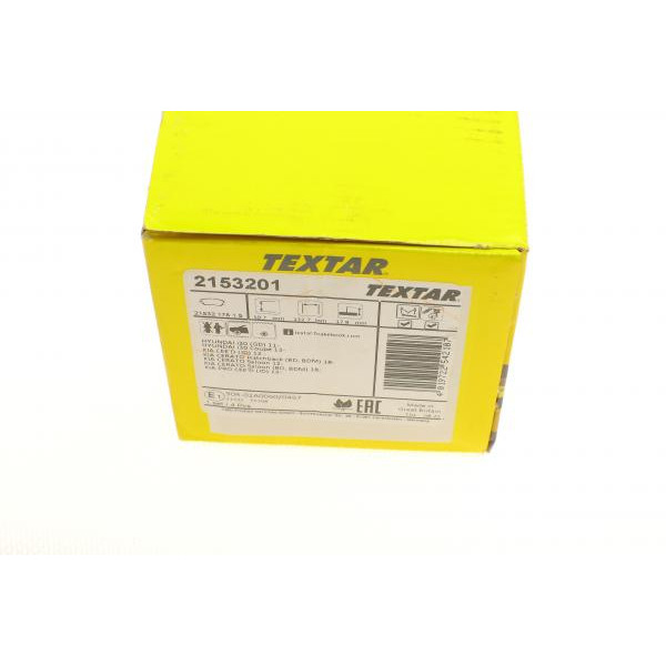 2153201 TEXTAR Колодки гальмівні (передні) Hyundai i30 16-/Kia Ceed/Cerato 16- (Bosch) Q+ (з датчиком)