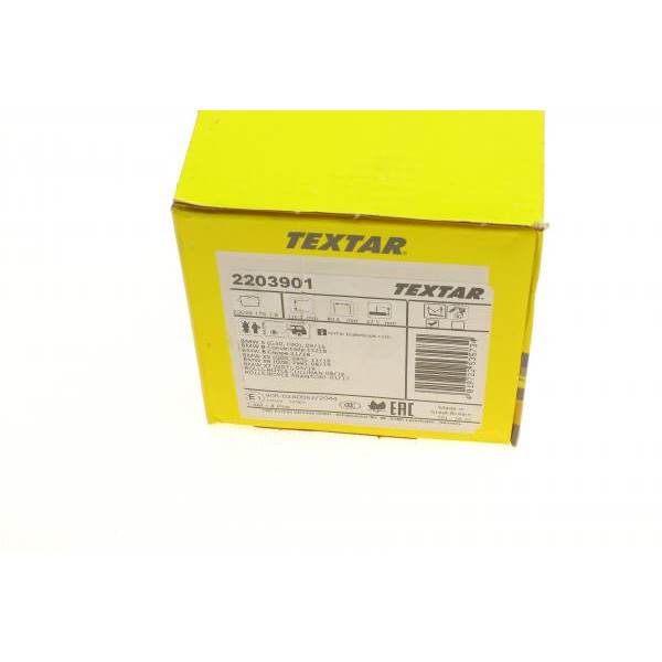 2203901 TEXTAR Колодки гальмівні (задні) BMW M5 (G30)/X5 (G05)/X6 (G06) 17-(TRW) (з аксесуарами)