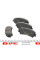 2234701 TEXTAR Колодки гальмівні (передні) Renault Scenic/Megane 15- (Akebono) Q+