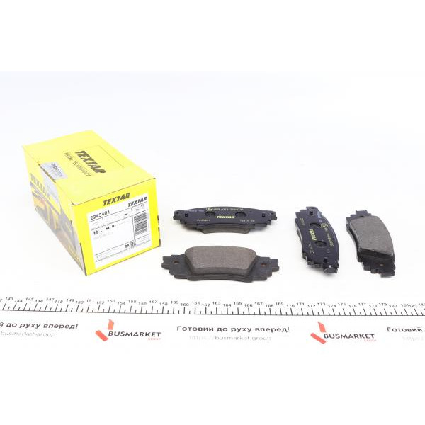 2243401 TEXTAR Колодки гальмівні (задні) Toyota Camry 17-/Rav4 18-/Lexus ES VII 18-/RX 15- (Akebono)