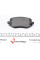 2261001 TEXTAR Колодки гальмівні (передні) Renault Megane IV 15- (TRW) Q+