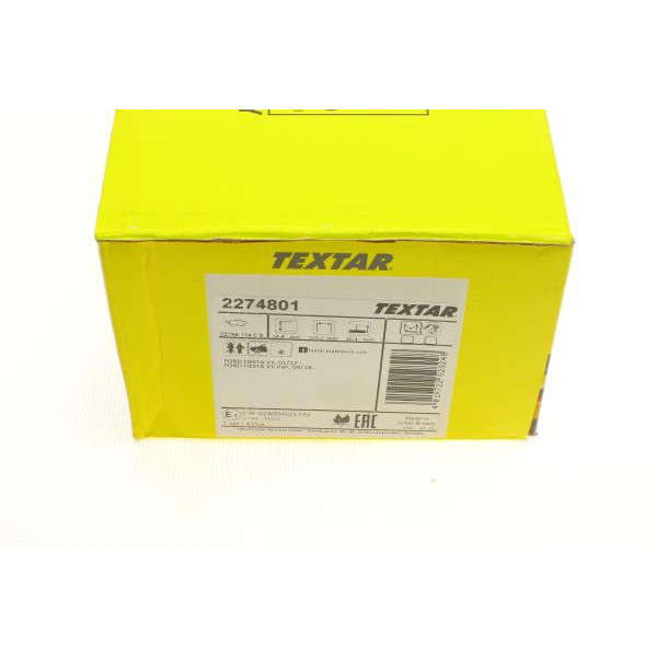 2274801 TEXTAR Колодки гальмівні (передні) Ford Fiesta VII 1.0-1.5 17- (Teves) Q+