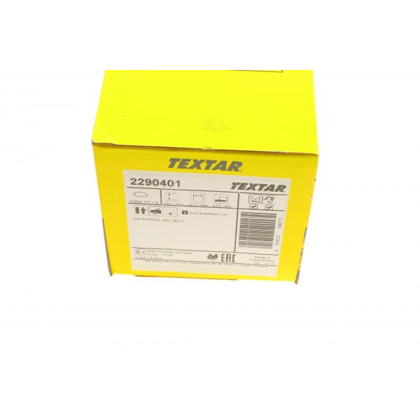 2290401 TEXTAR Колодки гальмівні (передні) Kia Picanto 17- Q+