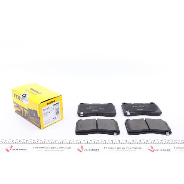 2332501 TEXTAR Колодки гальмівні (передні) Tesla Model S/X 13- (Brembo) (131.8x77x.3x15) Q+