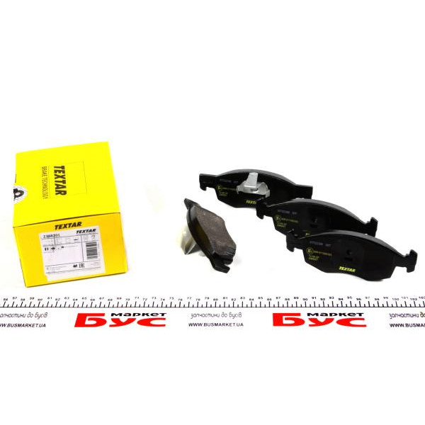2384201 TEXTAR Колодки гальмівні (передні) Fiat Doblo 01-05 (Teves) Q+