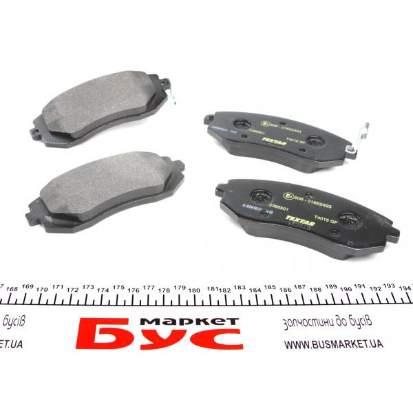 2386501 TEXTAR Колодки гальмівні (передні) Subaru Forester/Legacy 02-09 (Tokico)