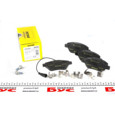 2397903 TEXTAR Колодки гальмівні (передні) Fiat Doblo/Citroen Nemo/Peugeot Bipper 08- (Bosch) Q+ (з датчиком)