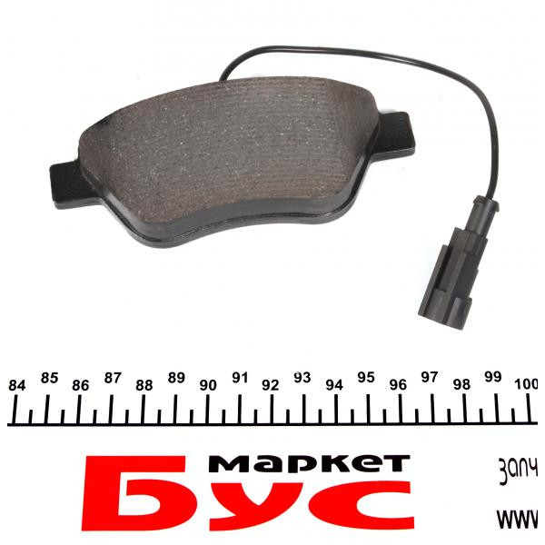 2397903 TEXTAR Колодки гальмівні (передні) Fiat Doblo/Citroen Nemo/Peugeot Bipper 08- (Bosch) Q+ (з датчиком)