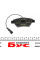 2397903 TEXTAR Колодки гальмівні (передні) Fiat Doblo/Citroen Nemo/Peugeot Bipper 08- (Bosch) Q+ (з датчиком)