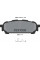 2433101 TEXTAR Колодки гальмівні (задні) Subaru Impreza/Forester 99- (Akebono)