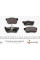 2443402 TEXTAR Колодки гальмівні (задні) Honda Accord /CR-V 06- (Nissin) Q+