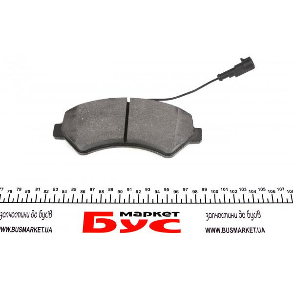 2446703 TEXTAR Колодки гальмівні (передні) Citroen Jumper/Fiat Ducato/Peugeot Boxer 2.0-3.0HDi 06- R16(+датчик) Q+