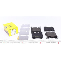 2452401 TEXTAR Колодки гальмівні (передні) BMW X5 (E70)/X6 (E71/E72) 06- (Brembo) Q+