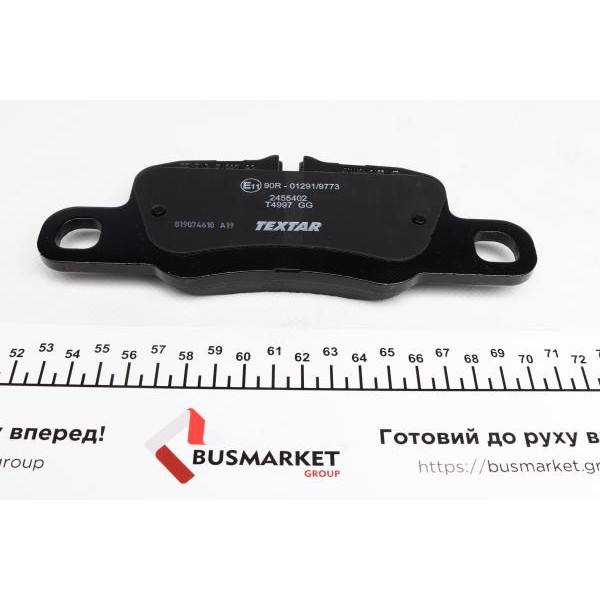 2455402 TEXTAR Колодки гальмівні (задні) Porsche Panamera 09- (Brembo)