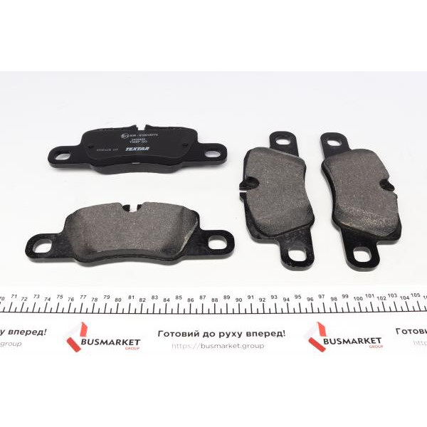 2455402 TEXTAR Колодки гальмівні (задні) Porsche Panamera 09- (Brembo)