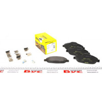 2466001 TEXTAR Колодки гальмівні (передні) Peugeot 308/CC/SW/3008 07- (Bosch) Q+
