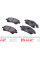2466801 TEXTAR Колодки гальмівні (передні) Toyota Avensis 1.6-2.0 D-4D 08- (Bosch) Q+
