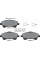 2466801 TEXTAR Колодки гальмівні (передні) Toyota Avensis 1.6-2.0 D-4D 08- (Bosch) Q+