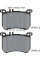 2518301 TEXTAR Колодки гальмівні (передні) MB S-class (W222, V222, X222)/SL-class (R231) 12- (Brembo) Q+