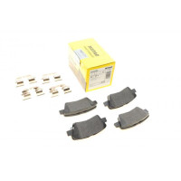 2533703 TEXTAR Колодки гальмівні (задні) Kia Ceed/Rio/Optima/Hyundai Accent/i10/i20/i30/Elantra 10- (Akebono) Q+
