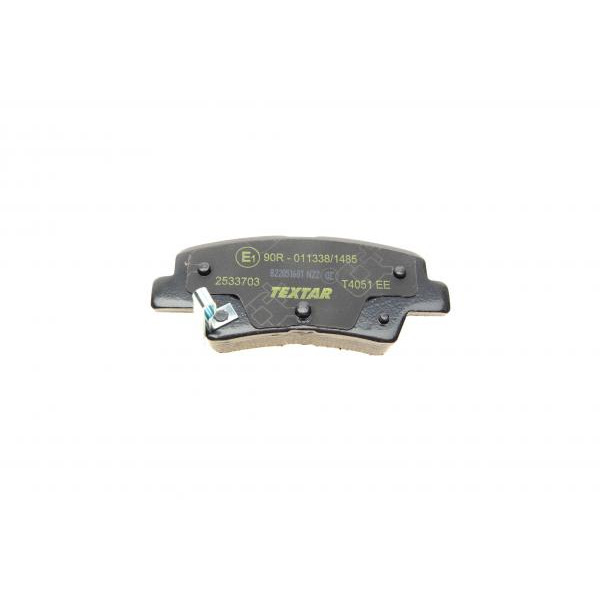 2533703 TEXTAR Колодки гальмівні (задні) Kia Ceed/Rio/Optima/Hyundai Accent/i10/i20/i30/Elantra 10- (Akebono) Q+