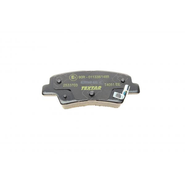 2533703 TEXTAR Колодки гальмівні (задні) Kia Ceed/Rio/Optima/Hyundai Accent/i10/i20/i30/Elantra 10- (Akebono) Q+