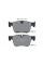 2583301 TEXTAR Колодки гальмівні (передні) Citroen C4/Peugeot 308 13- (Teves) Q+