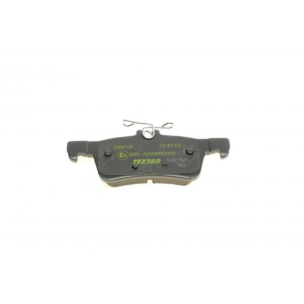 2584104 TEXTAR Колодки гальмівні (задні) Ford Fiesta 1.0 EcoBoost 17-/Peugeot 308 1.6 HDi 14- (Teves) Q+